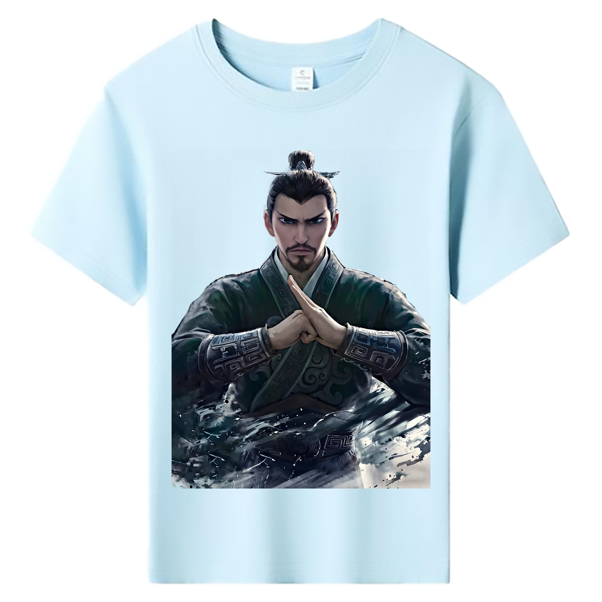 （画像用） Ne Zha 2 ナタ 魔童の大暴れ 綿100％キッズTシャツ（フロントプリント）